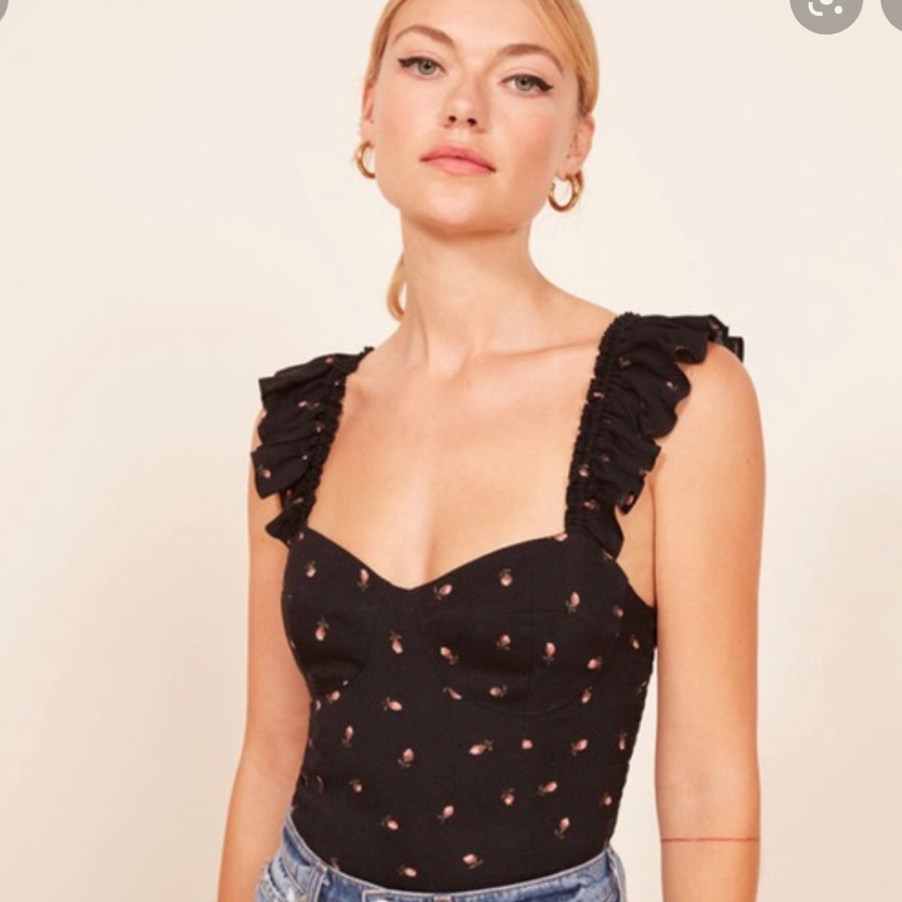 Reformation Elena top size 12